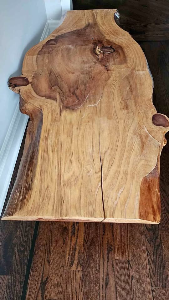 Custom Live Edge Coffee Table - Cottage/Chalet Vibe