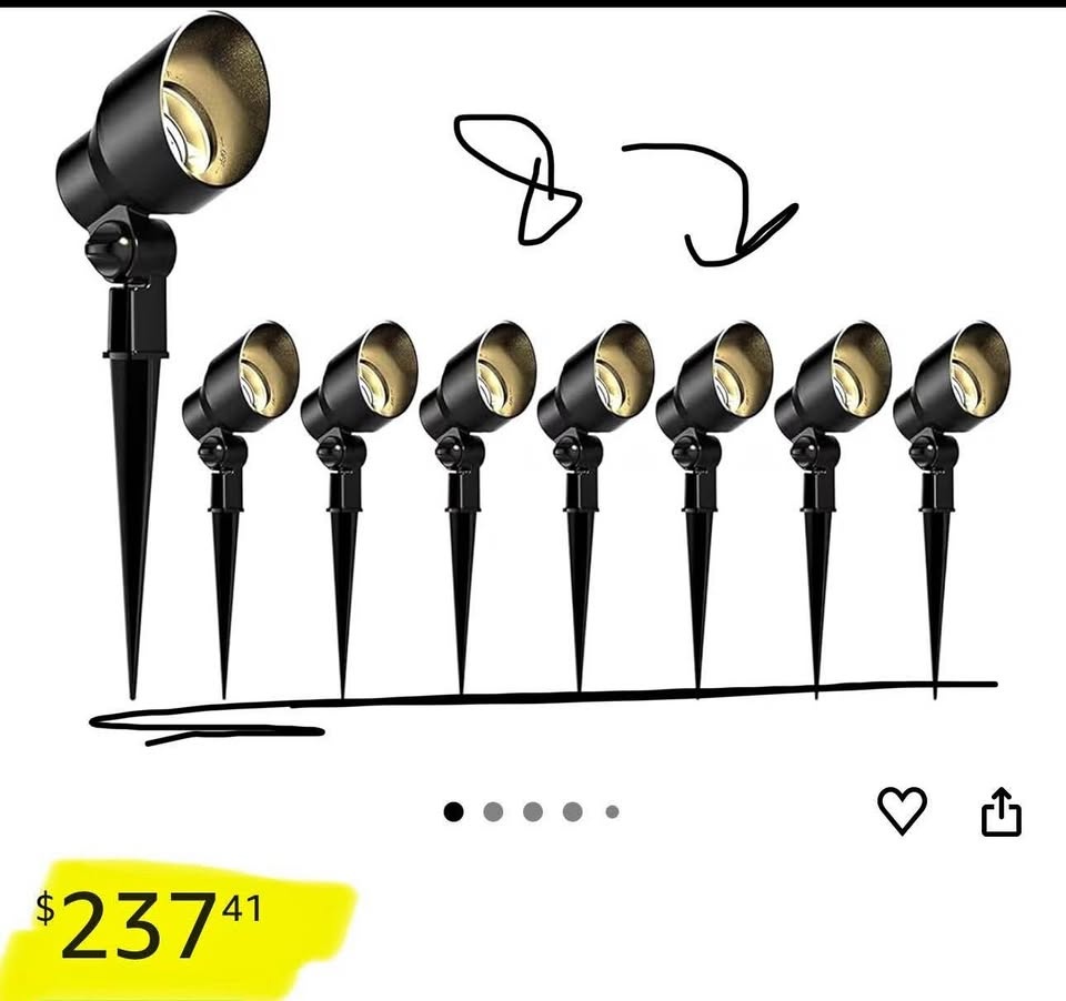 5 SET - Malibu 6 Watt LED Floodlight Pack