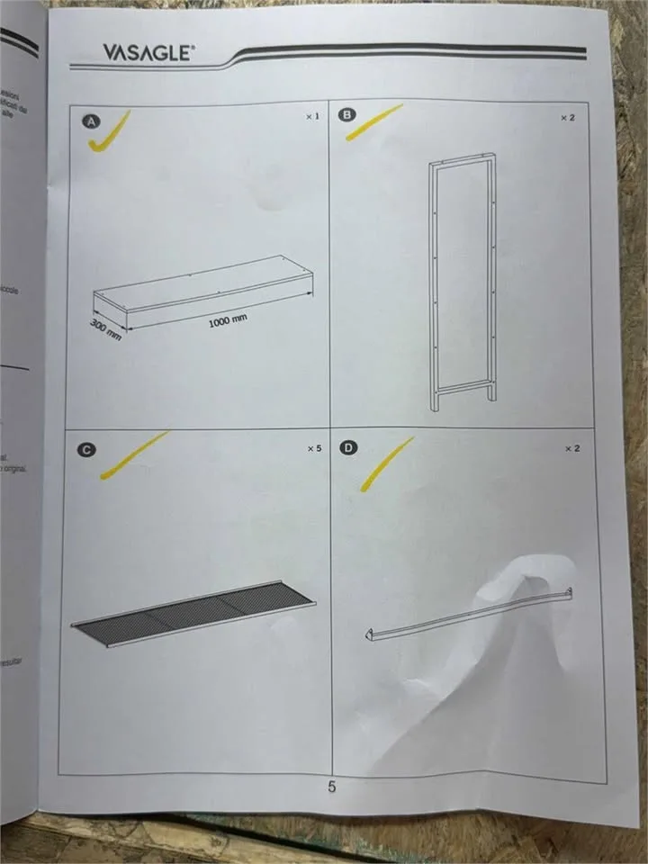 Industrial Rustic 6-Tier Shoe Rack Organizer image indicator(4)