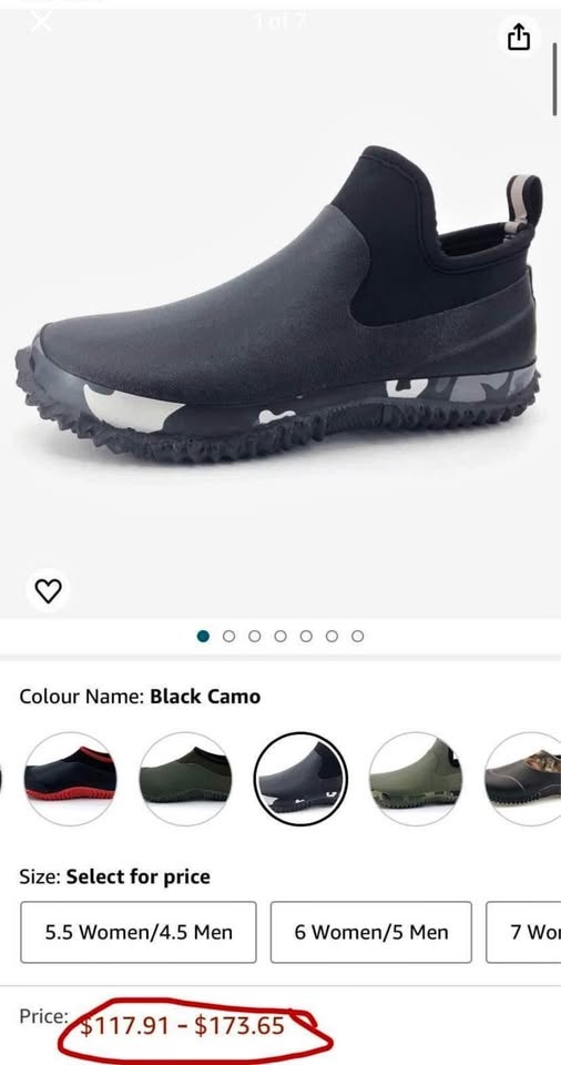 Brand new outdoor/ gardening/ rain shoes