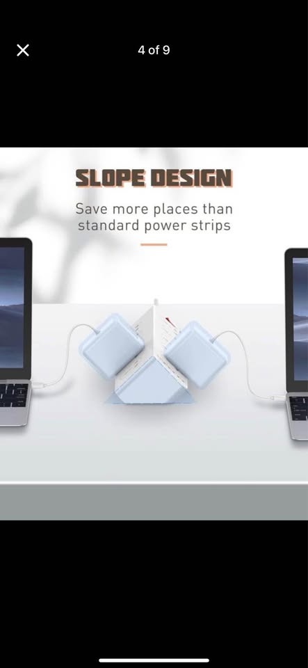 Brand new PowerStrip 10 universal sockets+ USB and USBc - photo 4