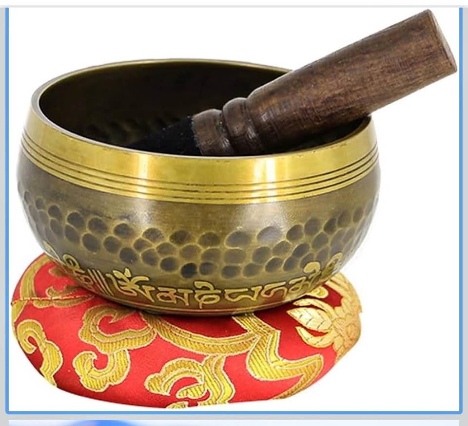 9.5cm Yoga Meditation Sound Therapy Buddha Bowl