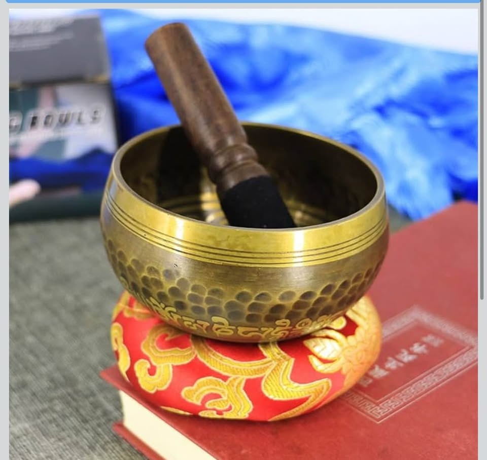 9.5cm Yoga Meditation Sound Therapy Buddha Bowl - photo 2