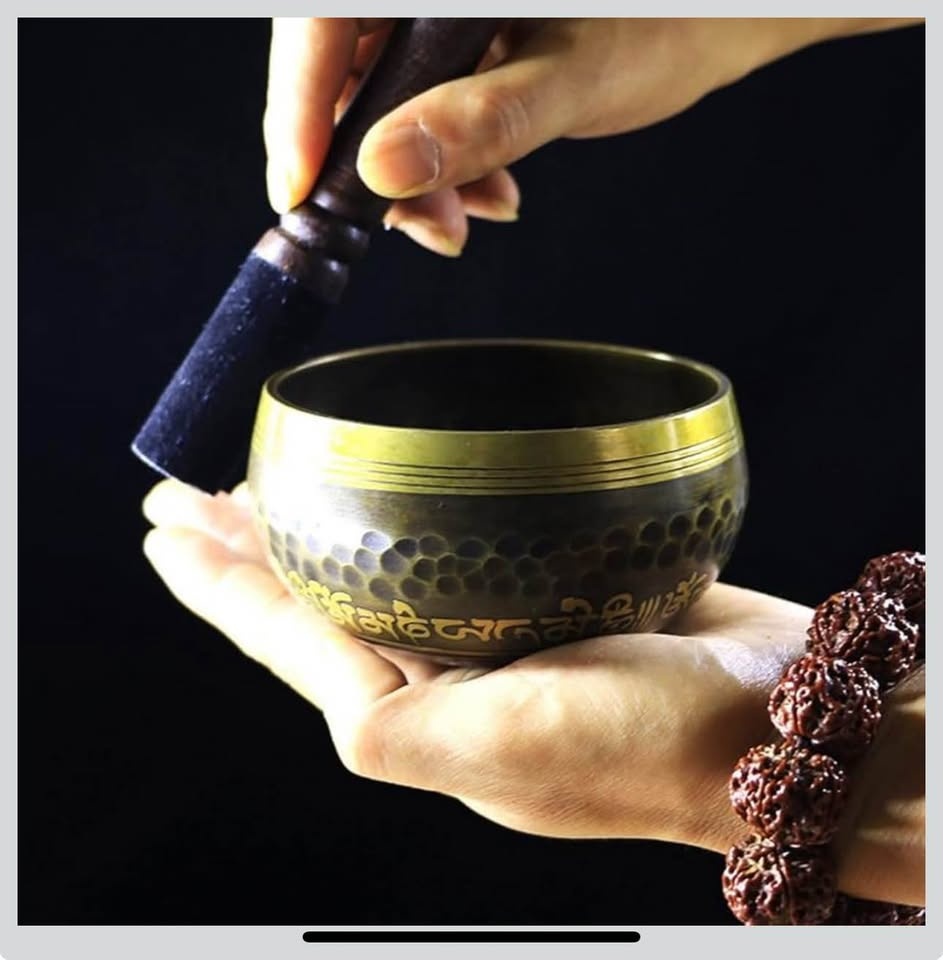 9.5cm Yoga Meditation Sound Therapy Buddha Bowl - photo 3