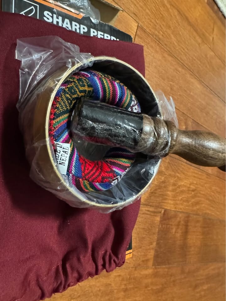 9.5cm Yoga Meditation Sound Therapy Buddha Bowl - photo 5