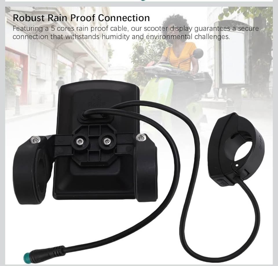 Electric Bike LCD Display, Color Screen, 22.2mm Handlebar Mount - photo 5