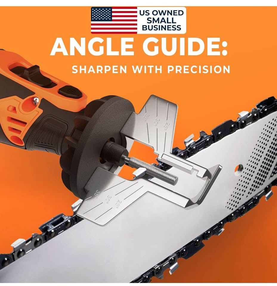 Sharp Pebble Cordless Chainsaw Sharpener Kit w/ 4 Files - photo 4