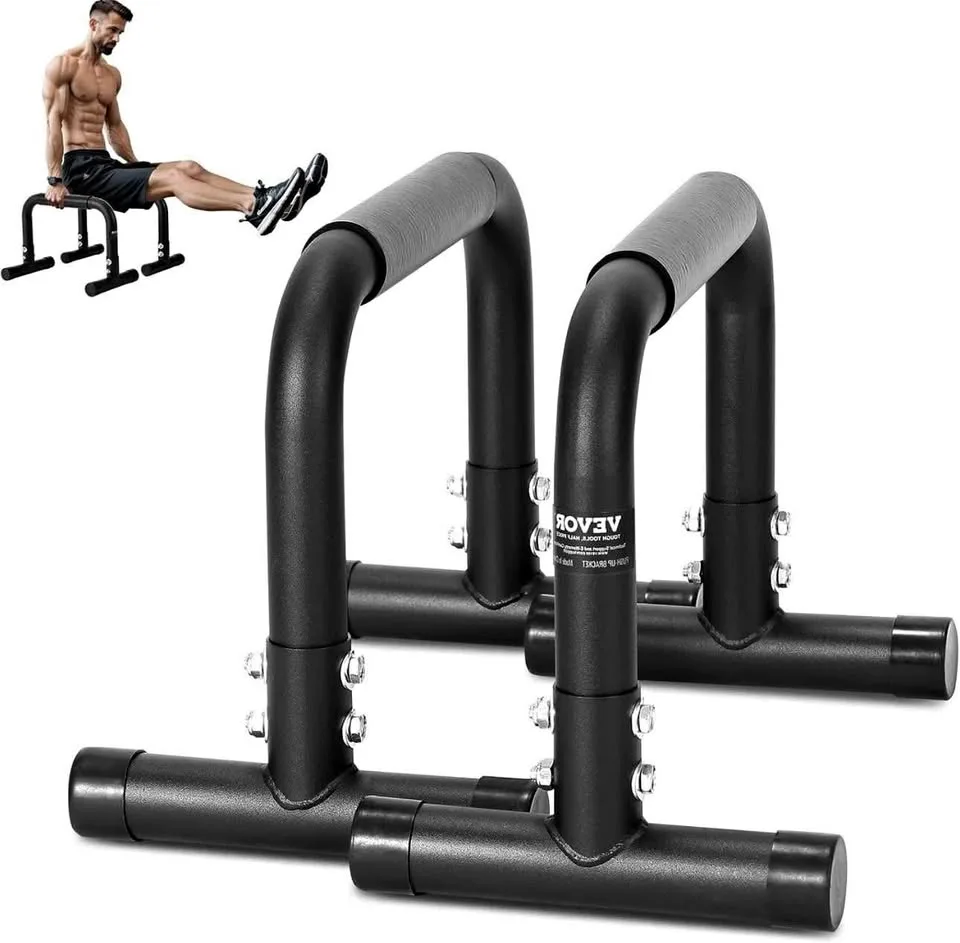 Heavy-Duty Steel Dip Bars 12 inch high, 500lb capacity thumbnail