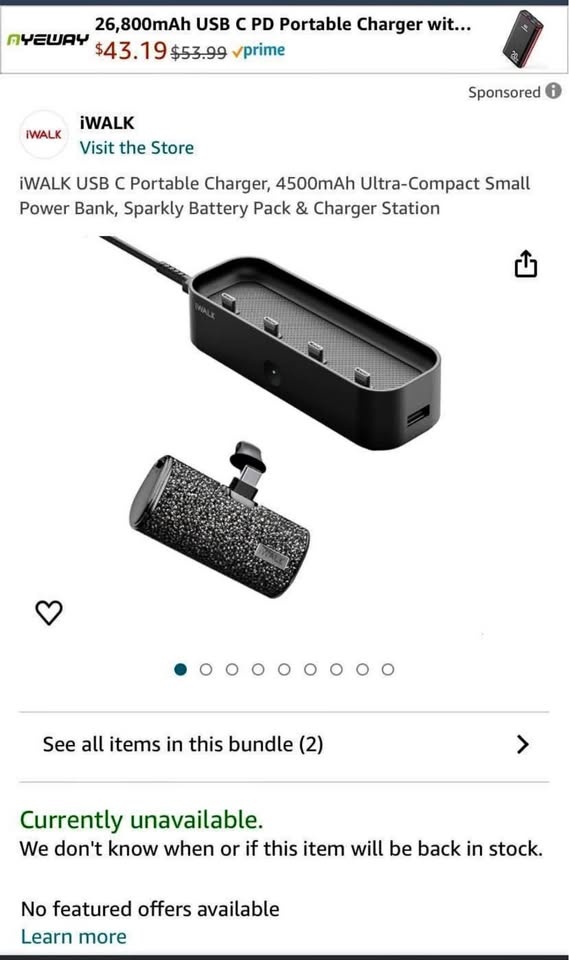 Brand new iWALK 4 linkpod charging station