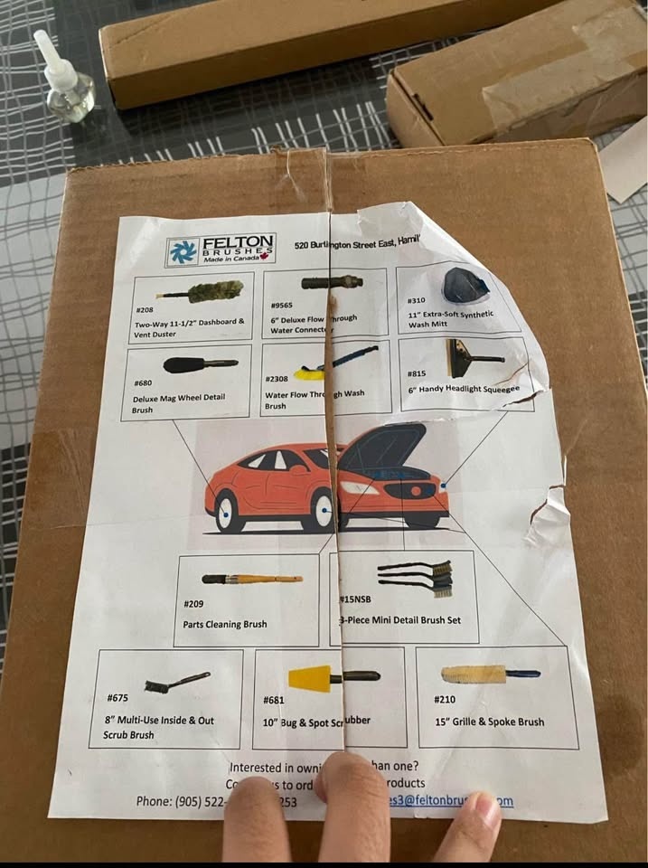 Brand new car cleaning brushes - photo 4
