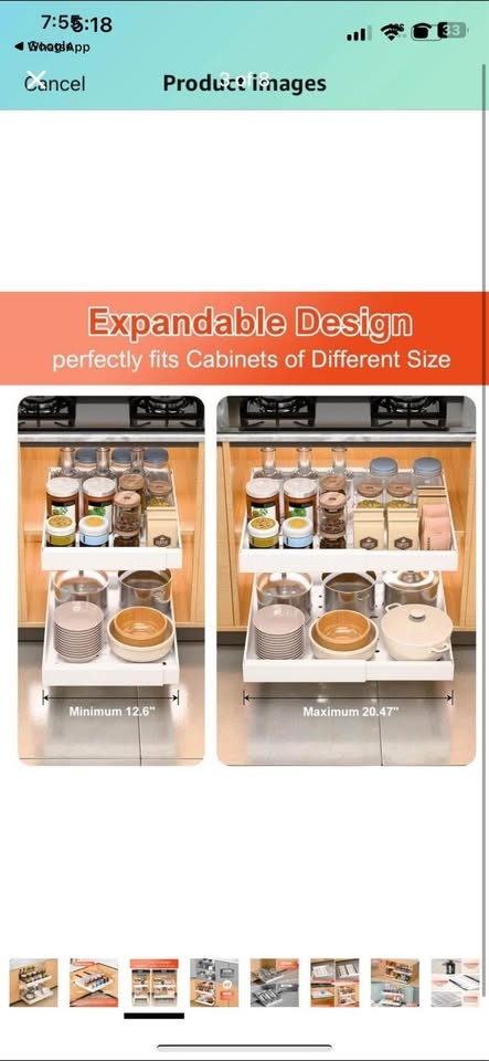 Pull Out Cabinet Organizer - Expandable Drawers - photo 3