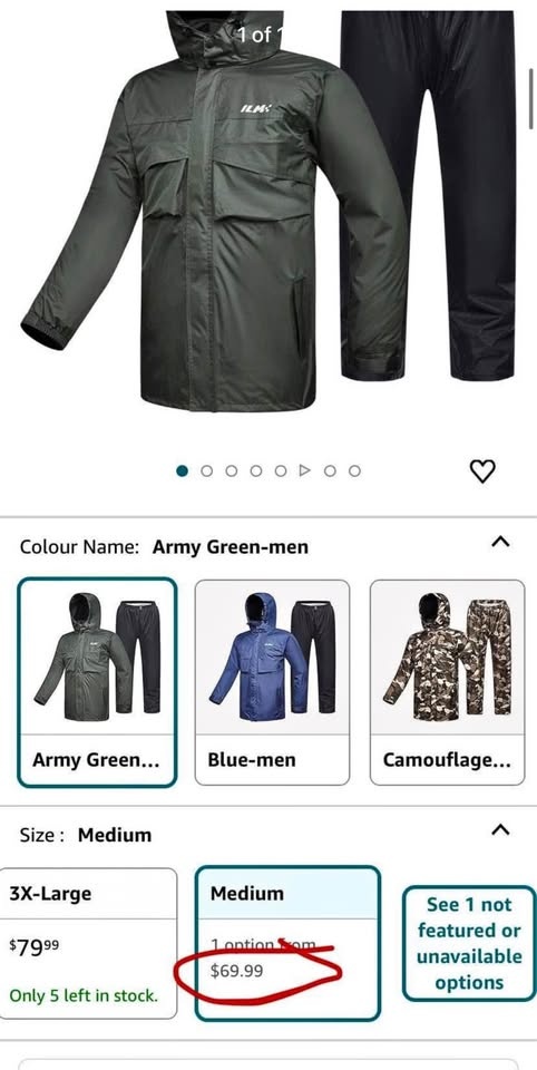 Brand new motorcycle waterproof rain coat - photo 4