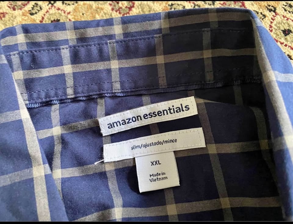 Brand New Amazon Essentials Button Up Shirt XXL - photo 2