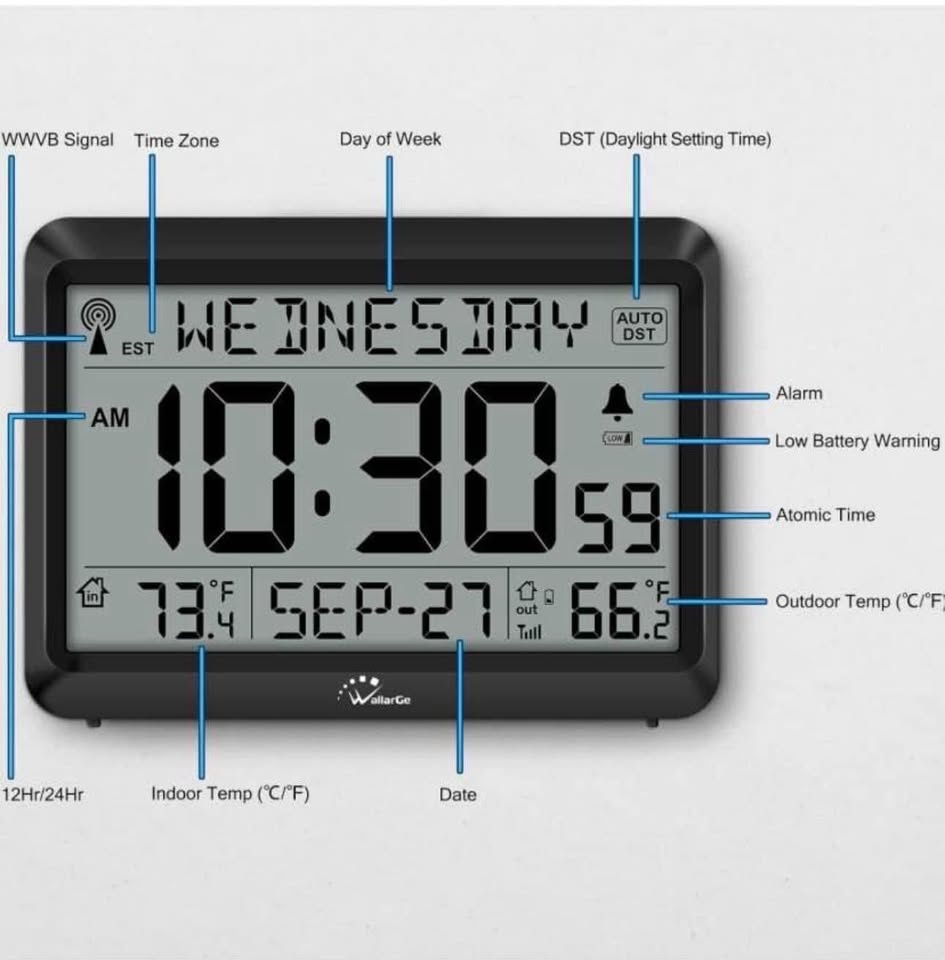 Brand new digital atomic clock - photo 2