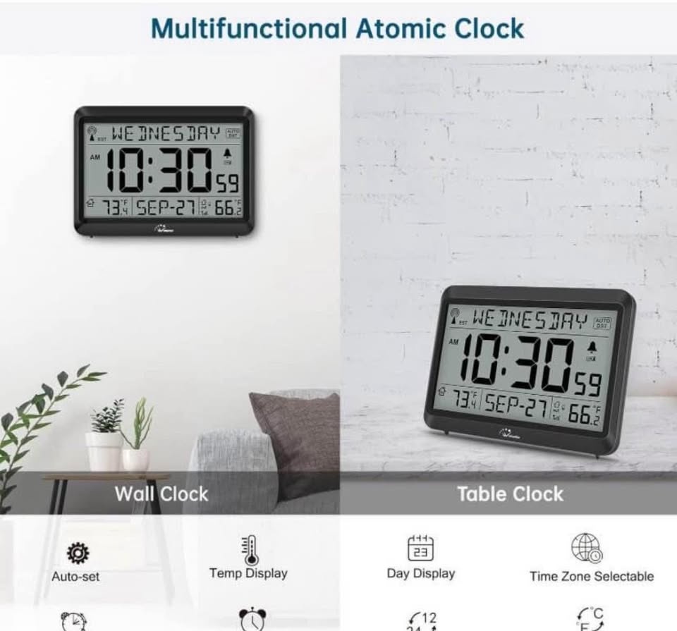 Brand new digital atomic clock - photo 3