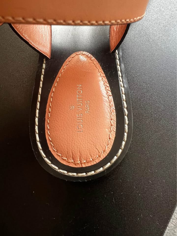 Louis Vuitton Passenger Flat Sandals - Damier Ebene (New) - photo 3