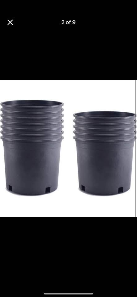 10 inch Plastic Plant Pots (2.8 Gallon, Heavy Duty) - photo 2
