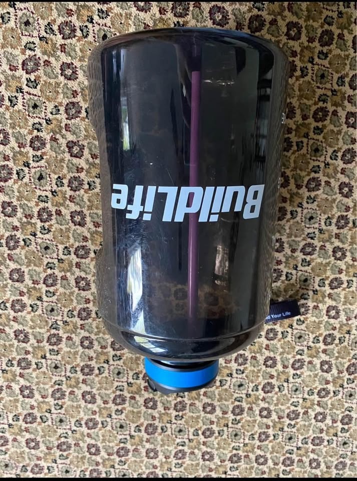Brand new black Buildlife motivational water bottle - photo 5