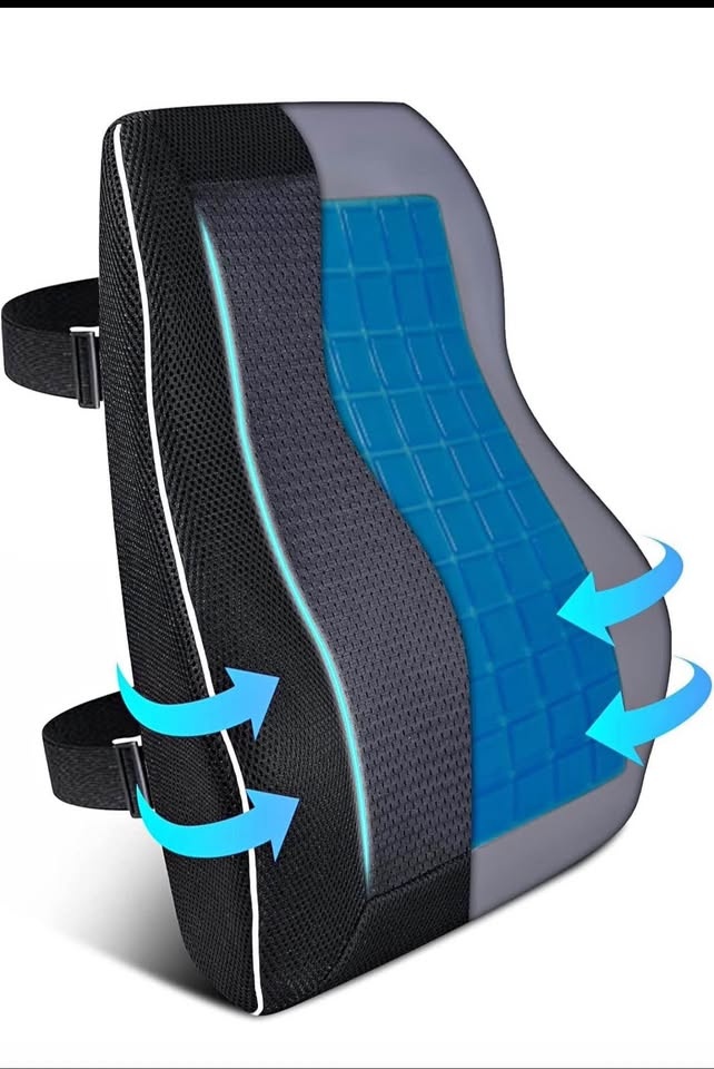 Gel Lumbar Support for Office Chair Back Support