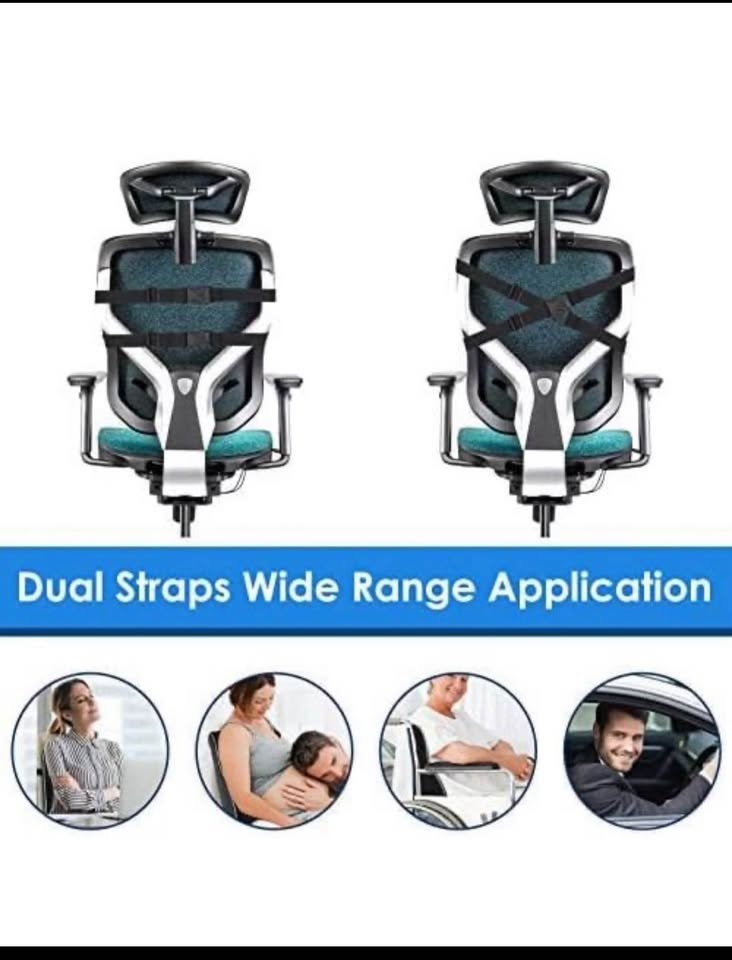 Gel Lumbar Support for Office Chair Back Support - photo 3