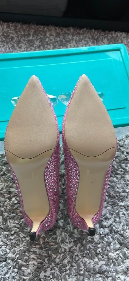 Crystal Cinderella heels - Pink - US size 7 - photo 2