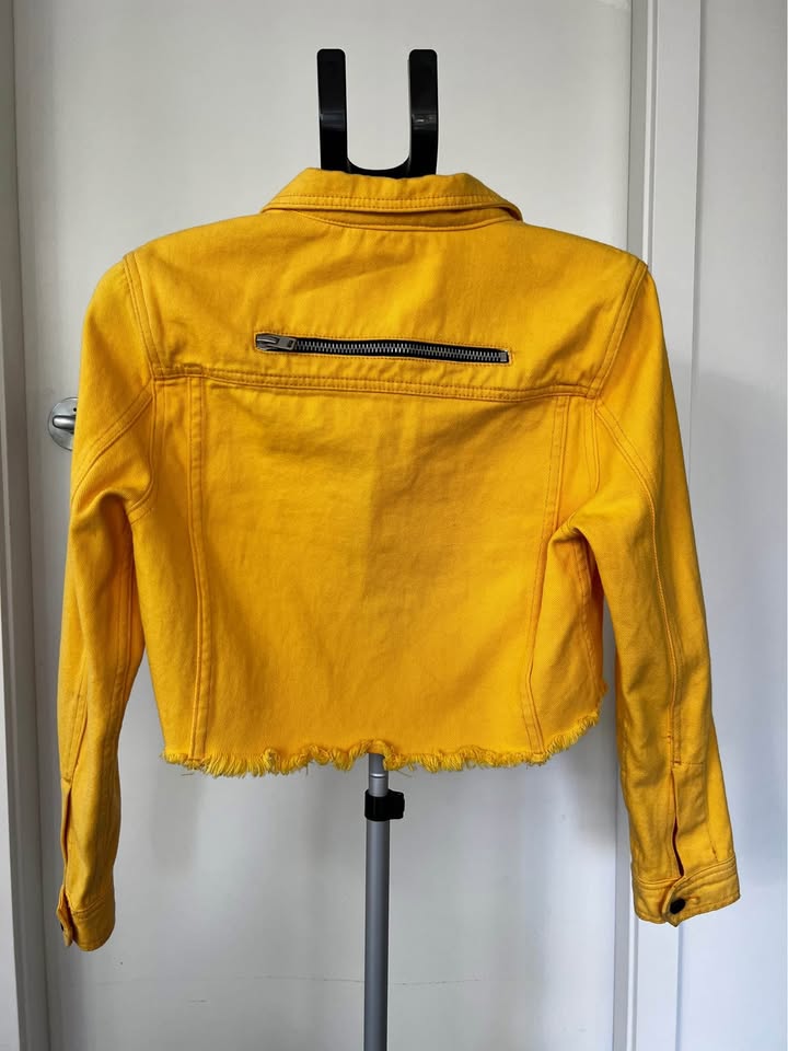 Nana Judy Vibrant Yellow Jean Jacket - photo 2
