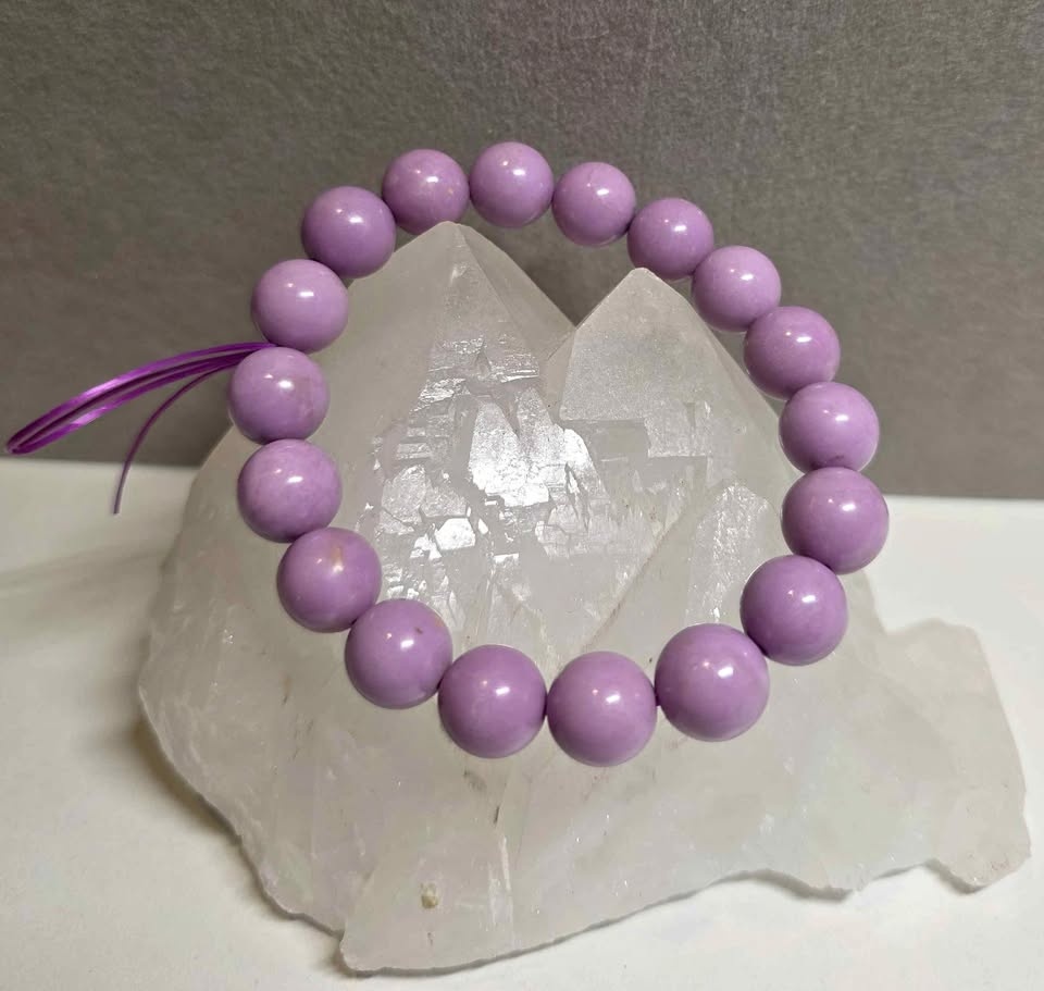Natural Alashan Agate Bracelet (11mm)