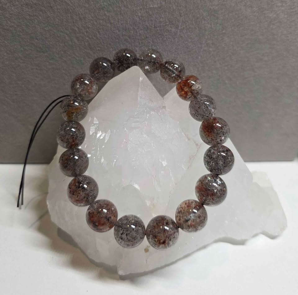Natural Biotite Crystal Bracelet (11mm) - photo 2