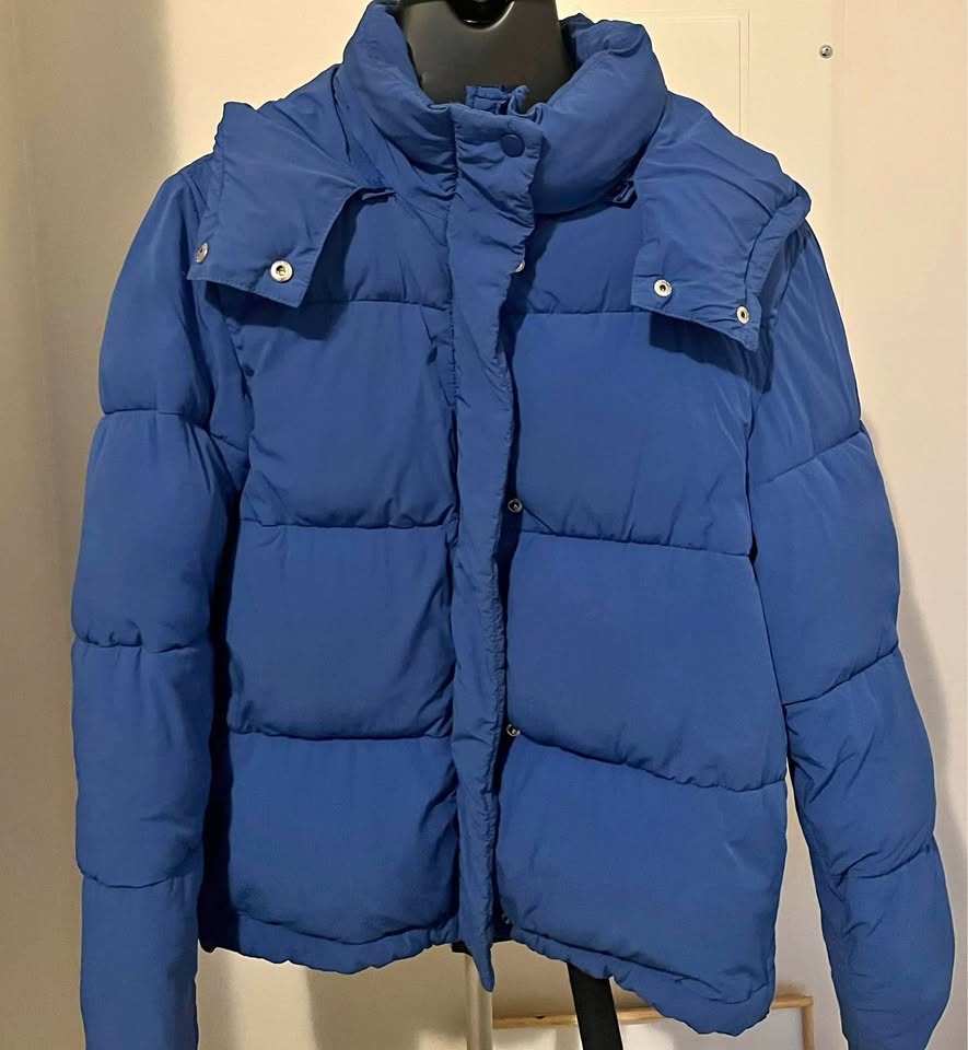 Blue puffer jacket - Women