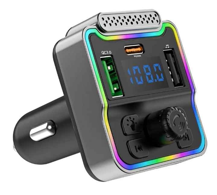 Type C Charger - Fast Charging FM Transmitter for Car