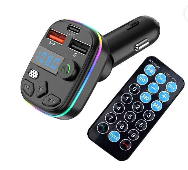 🚗✨ Smart FM Transmitter for Car with Remote Control ✨🚗