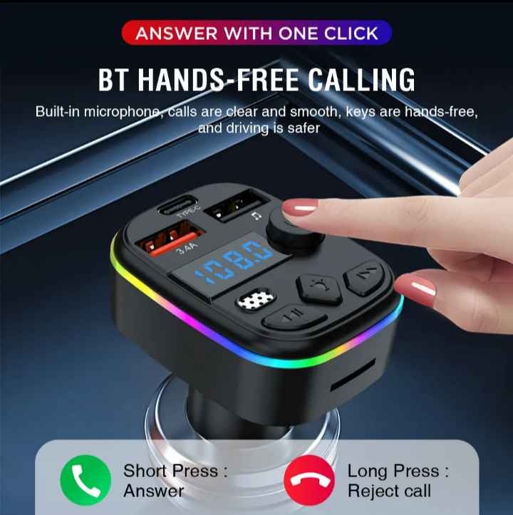 🚗✨ Smart FM Transmitter for Car with Remote Control ✨🚗 - photo 3
