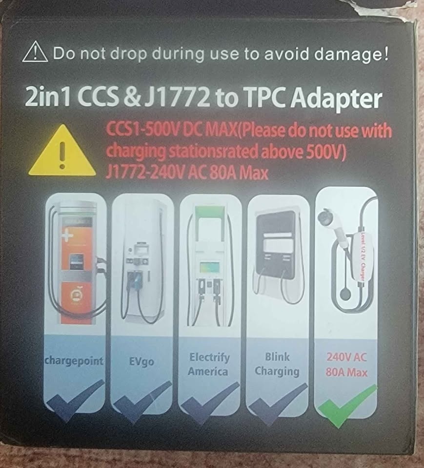 2in1 CCS J1772 to TPC EV Charger Adapter - photo 3