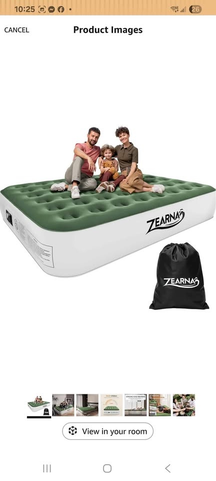 ZEARNA Queen Size Air Mattress with Built-in Pump - photo 2