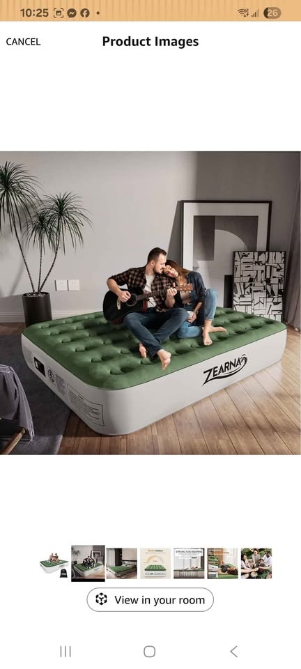ZEARNA Queen Size Air Mattress with Built-in Pump - photo 3