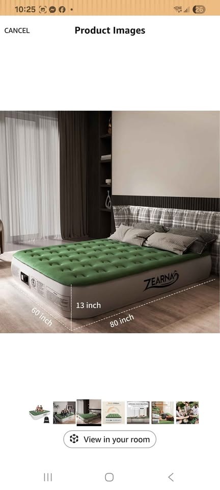 ZEARNA Queen Size Air Mattress with Built-in Pump - photo 4