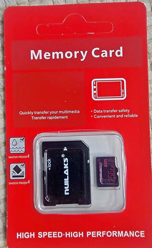 256GB High Performance Memory Card