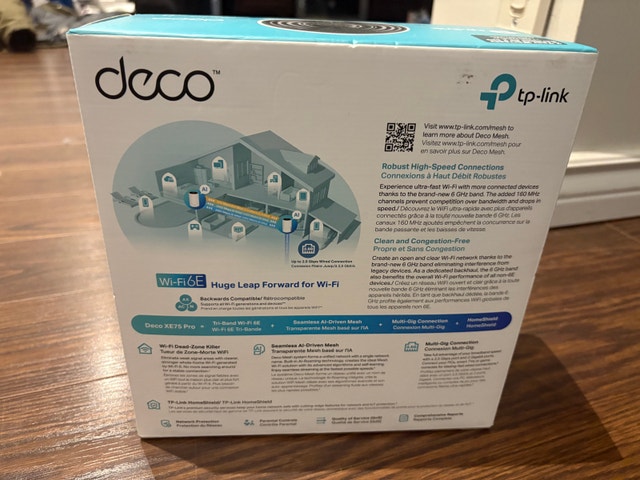 TP-Link Deco AXE5400 Pro Wi-Fi 6E Mesh System (2-Pack) - photo 2