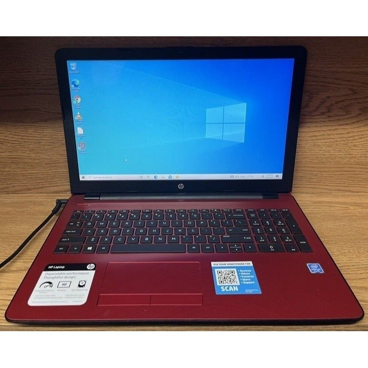 Red HP 15-bs234wm Laptop 15.6" (4GB RAM, 500GB HDD) Webcam DVD - photo 3