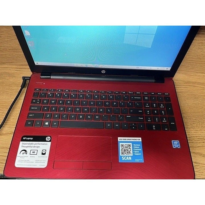 Red HP 15-bs234wm Laptop 15.6" (4GB RAM, 500GB HDD) Webcam DVD - photo 4