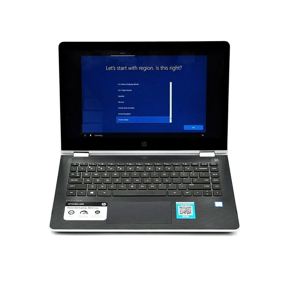 HP Pavilion x360 14" Convertible Touch i3-7100U 8GB RAM 500GB HD
