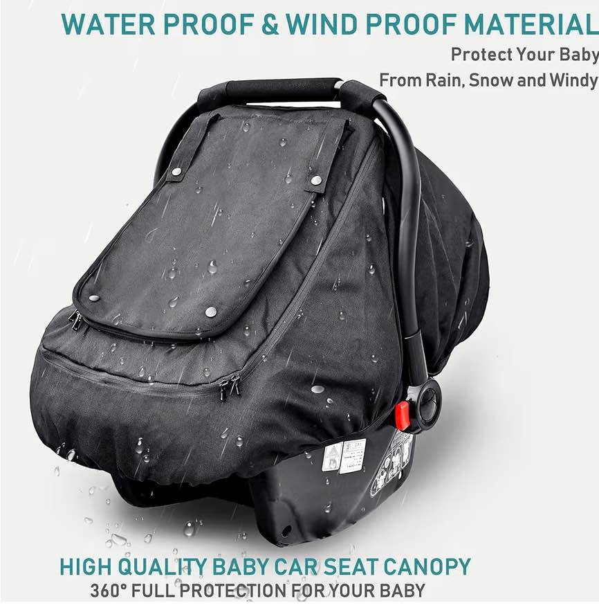 YVMVDV Waterproof Baby Car Seat Cover for Infants - photo 2