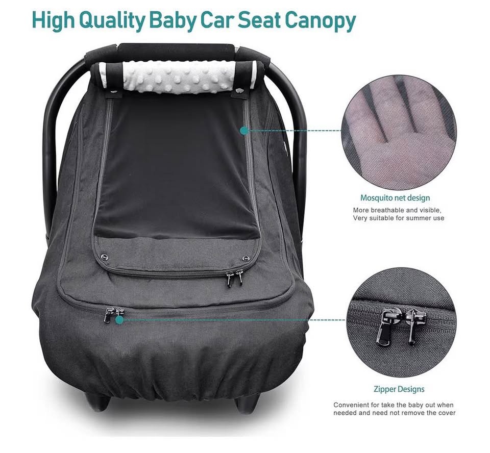 YVMVDV Waterproof Baby Car Seat Cover for Infants - photo 3