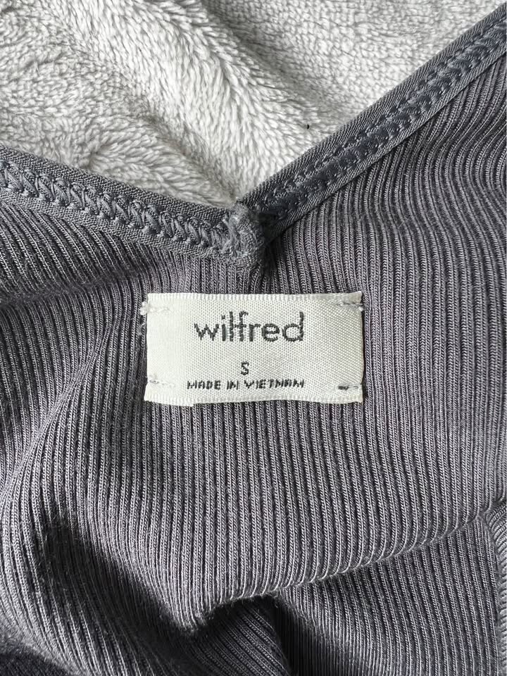 Wilfred Charcoal Body Suit With Ruffle Design - photo 3