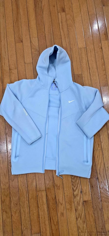 Nike NOCTA Tech Fleece Tracksuit Set - Light Blue, Size L
