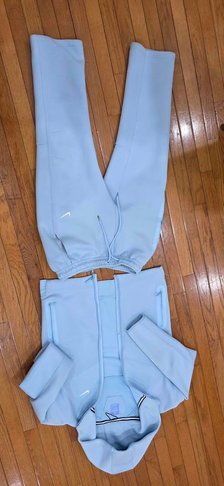 Nike NOCTA Tech Fleece Tracksuit Set - Light Blue, Size L - photo 2