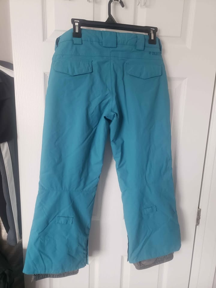 Burton The White Collection Teal BOYS SNOWBOARD Pants Medium 10/ - photo 5