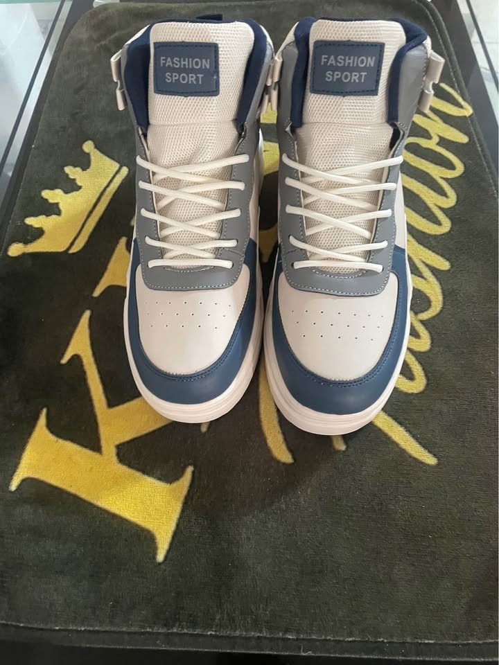 Men’s Spliced Mid-Top Sports Shoes - photo 2