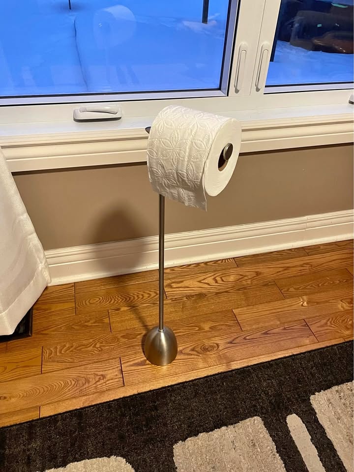 Freestanding Toilet Paper Holder $10