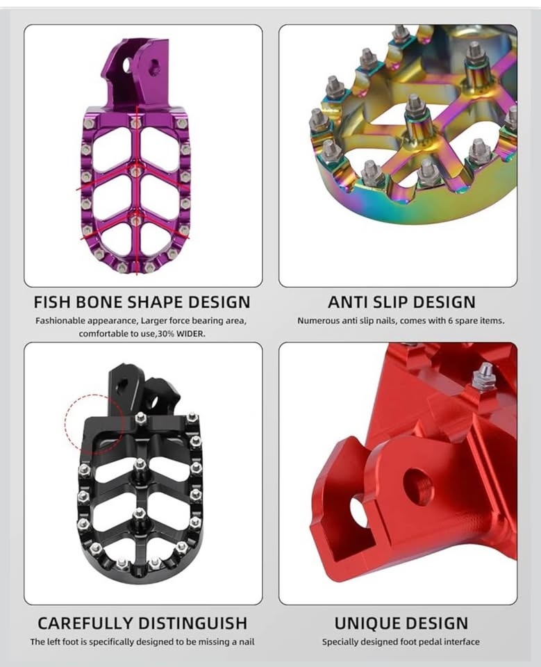 JFG RACING Dirt Bike Pegs for Surron/CRF - photo 4